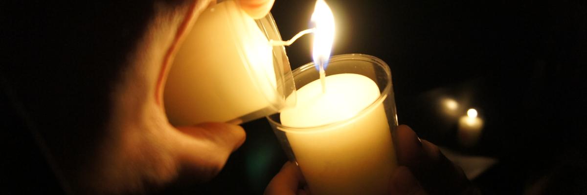 Das Osterlicht wird weitergegeben